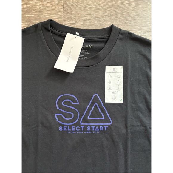 🐿️ NWT Urban Outfitters Select Start Black & Purple Graphic Tee Size Large - Picture 4 of 4